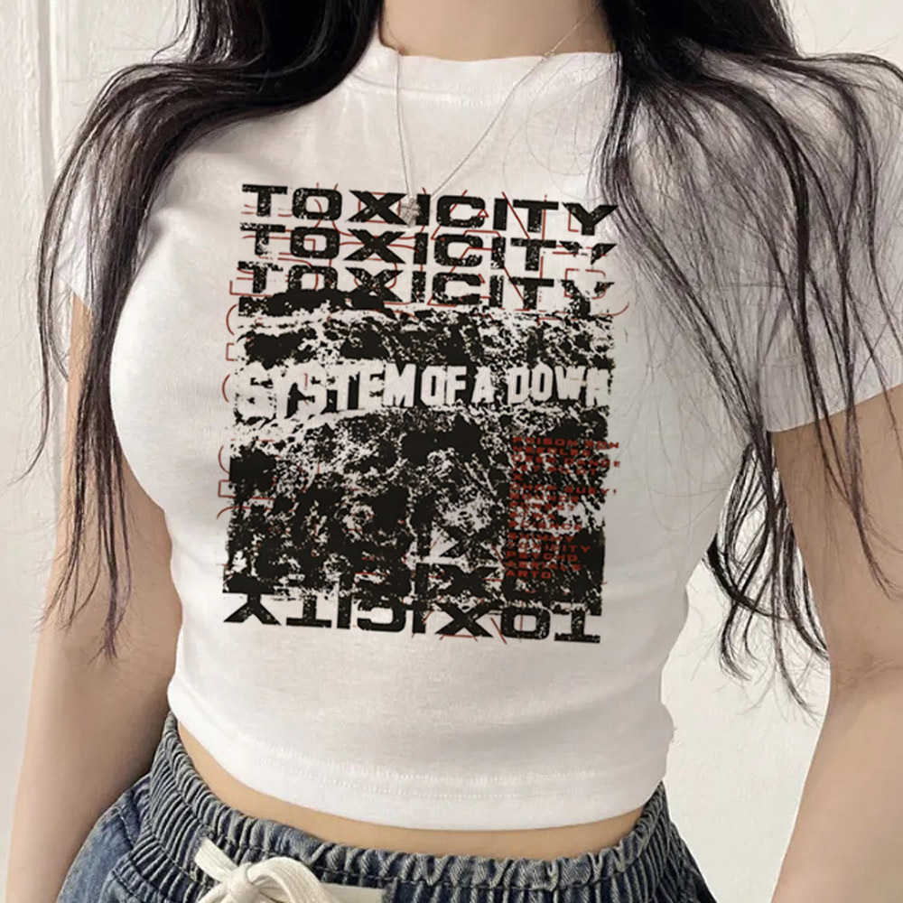 Summer Clothing Teens - Crop top System of a Down