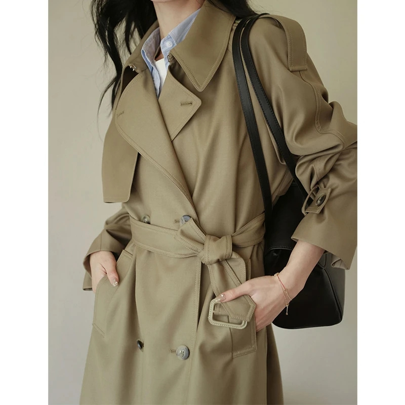 Summer Clothing Women Over 50 - Trench da donna autunno 2025 Abbigliamento