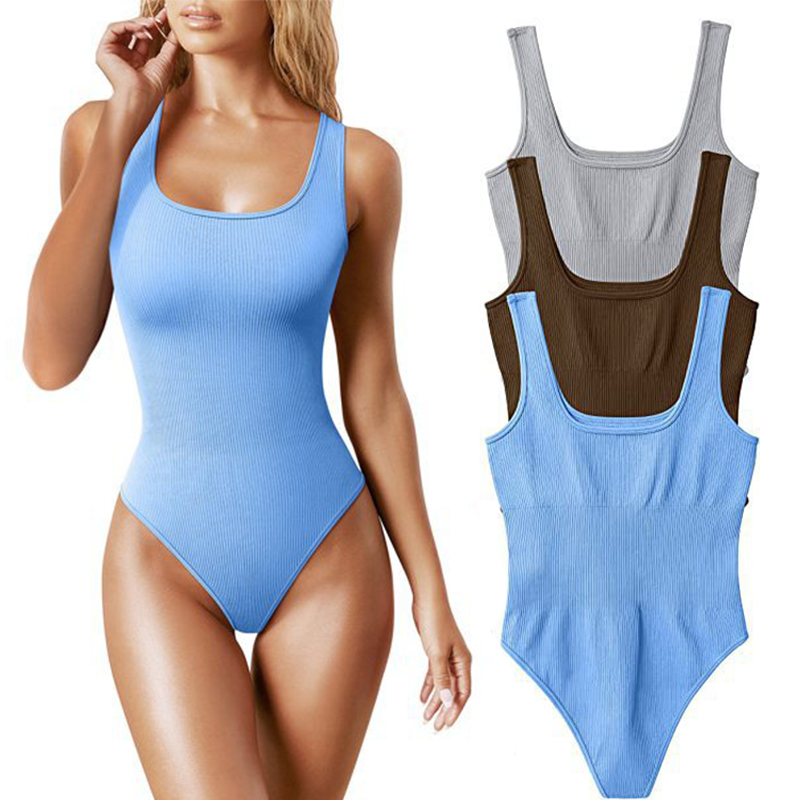 Summer Clothing Vintage - Harajuku Solid senza maniche Body Sexy