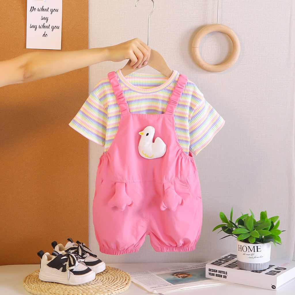 Summer Duck Clothing - Set di Abbigliamento per Bambine e