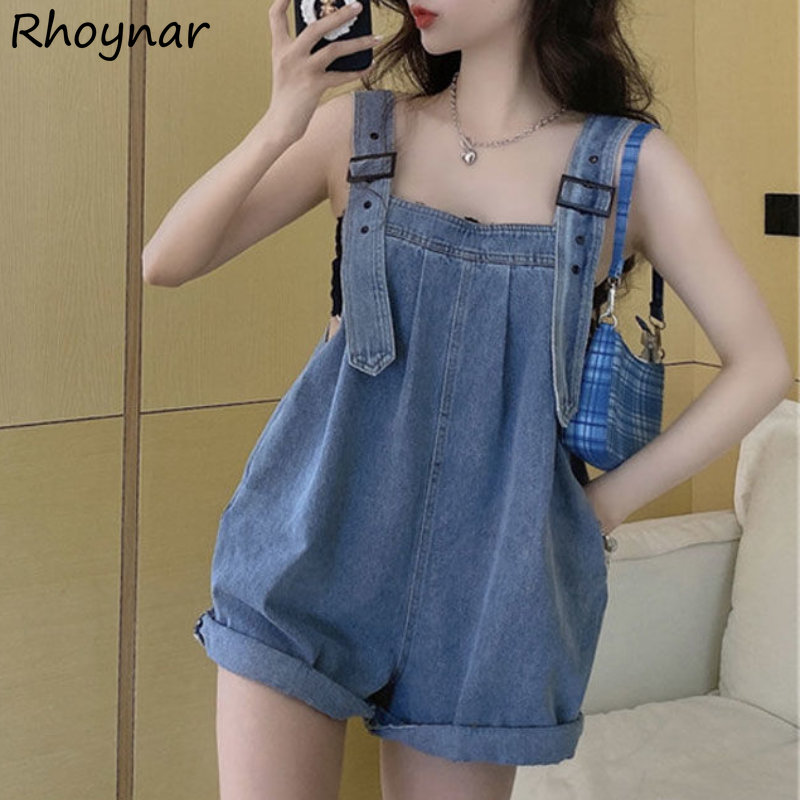 Summer Clothing Teens - S-5XL Pagliaccetti Donna Abbigliamento estivo Baggy