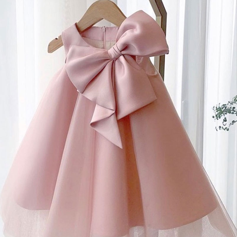 Summer Clothing Toddler - Summer Big Bow Baby Girl Dress