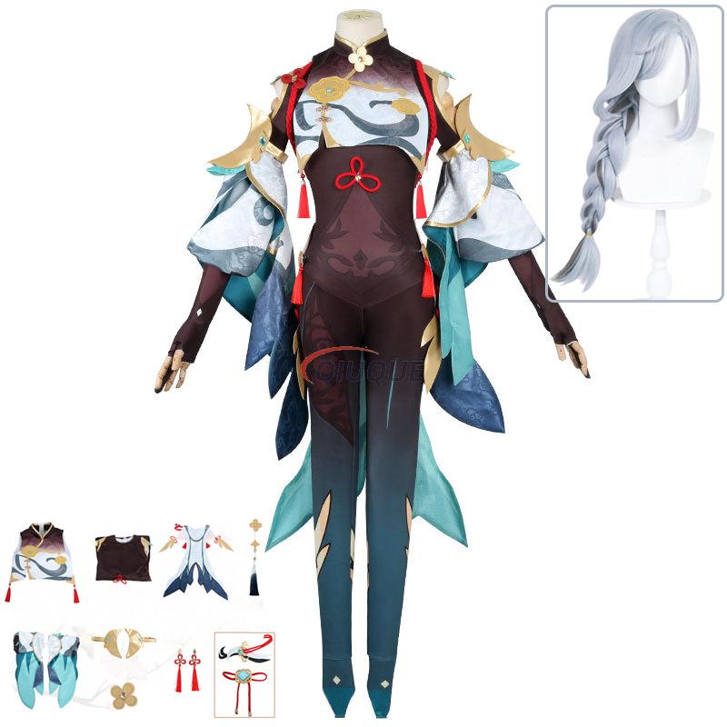 Romper Playsuit Women - Gioco Genshin Impact Shenhe Costume Cosplay