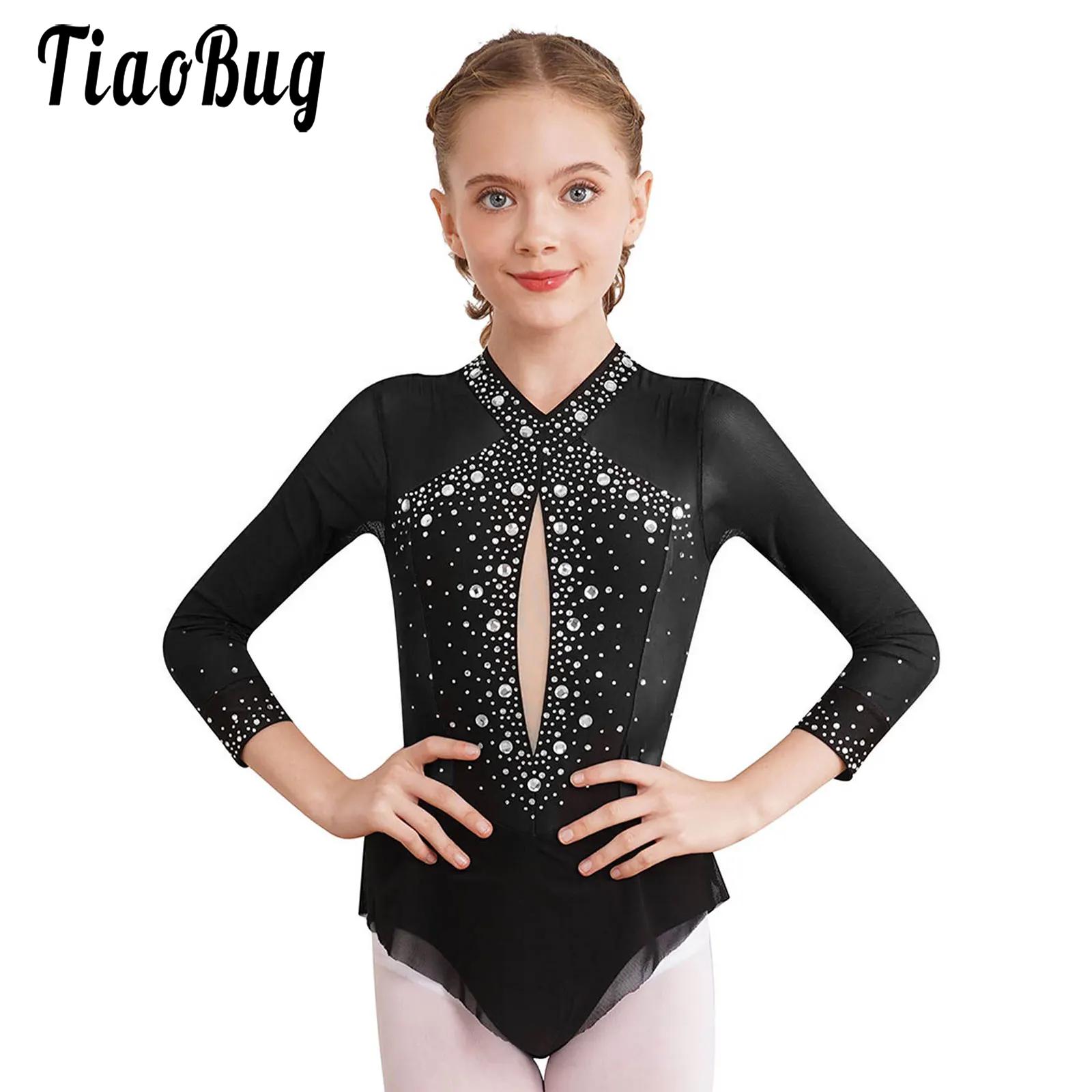 Summer Clothing Toddler - Bambini ragazze strass Color Block ginnastica