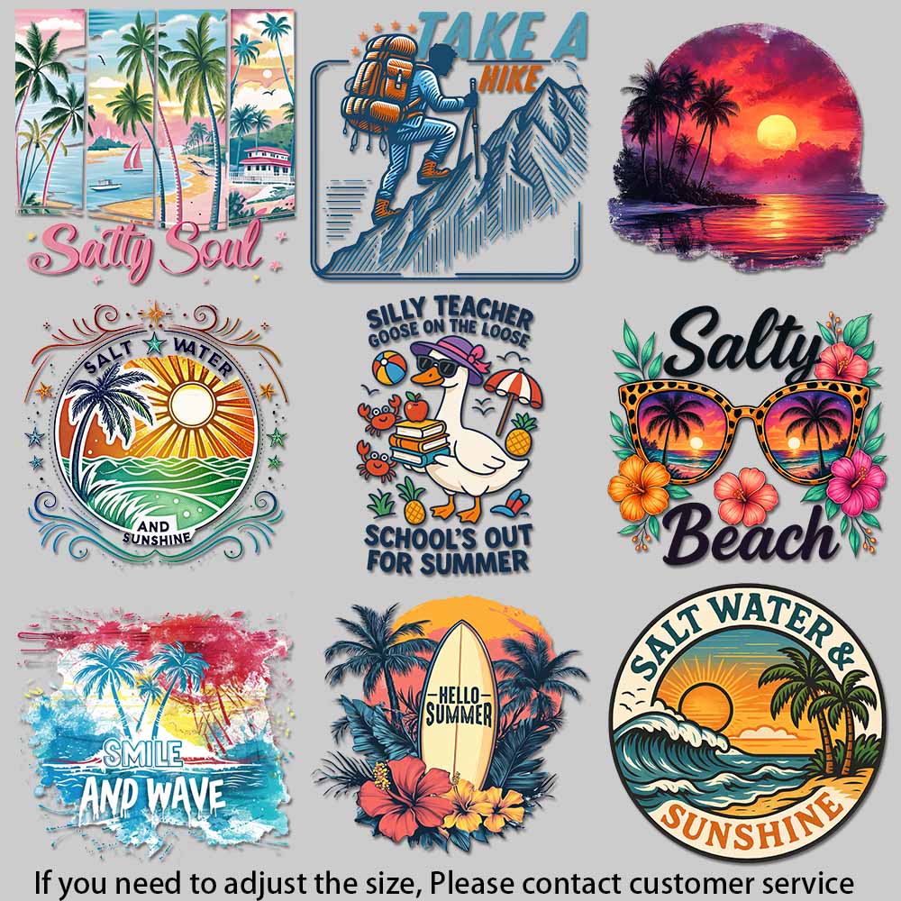 Summer Duck Clothing - Decalcomanie luminose per il trasferimento di