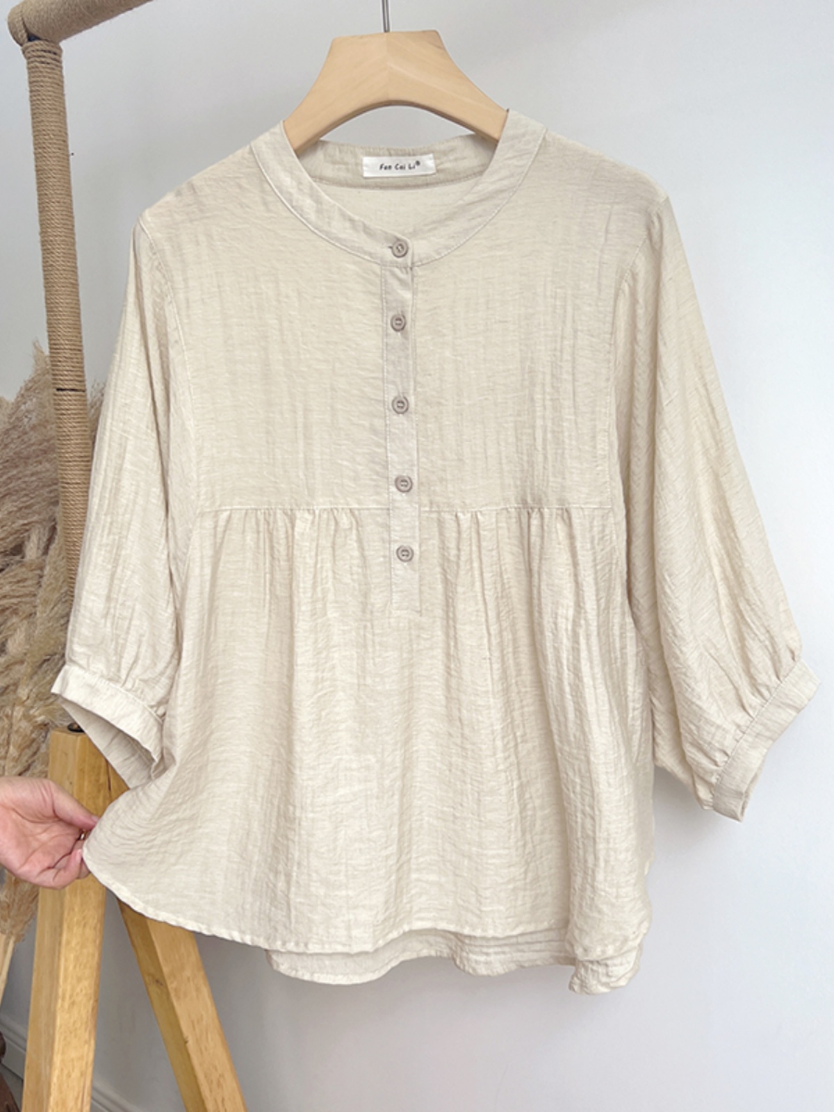 Japan Summer Clothing Women - Camicie girocollo sottili allentate estive per