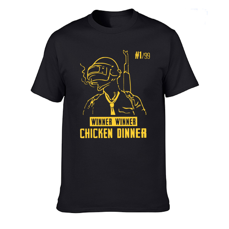 Summer Clothing Teens - Nuova maglietta girocollo Pubg Playerunknown's Battlegrounds