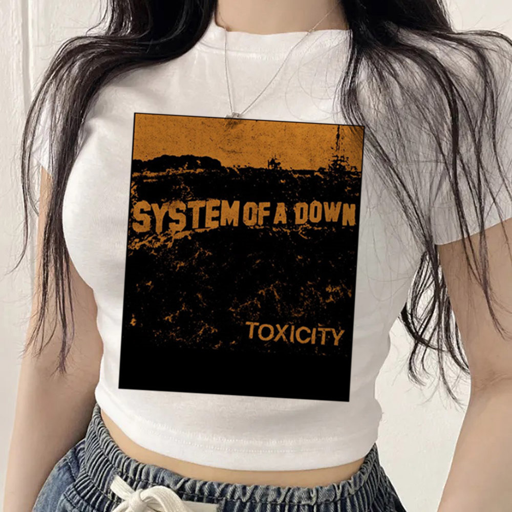 Crop top System of a Down per  - Summer Clothing Teens recensione e prezzo
