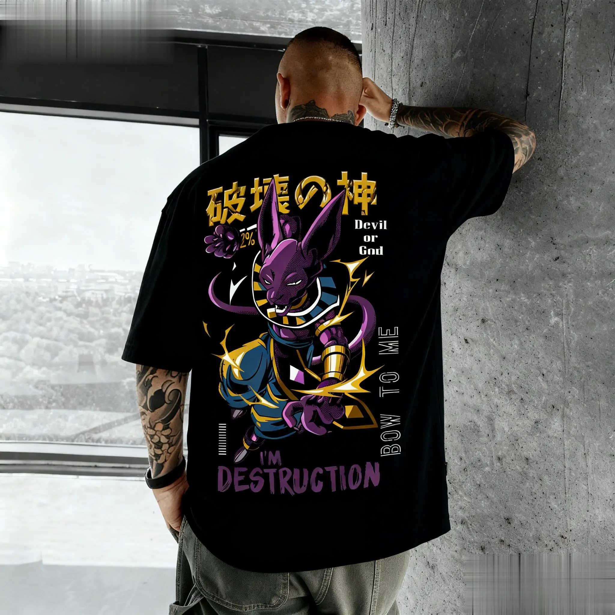 Dragon Ball Beerus Anime T-shi - Japan Summer Clothing Women recensione e prezzo
