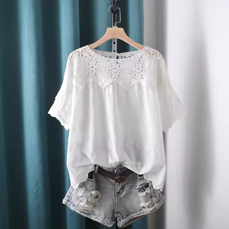 Camicie e Bluse Traforate in P - Japan Summer Clothing Women recensione e prezzo