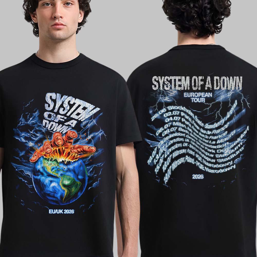 T-shirt System of A Down Europ - Summer Clothing Uk Men recensione e prezzo