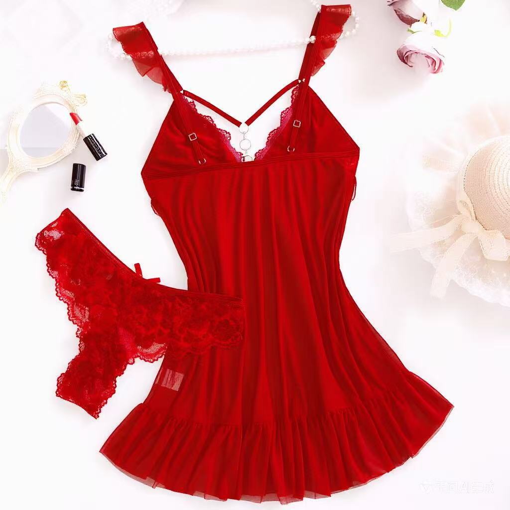 Nuovo Set Lingerie Sexy Rosso  - Summer Nights Clothing recensione e prezzo