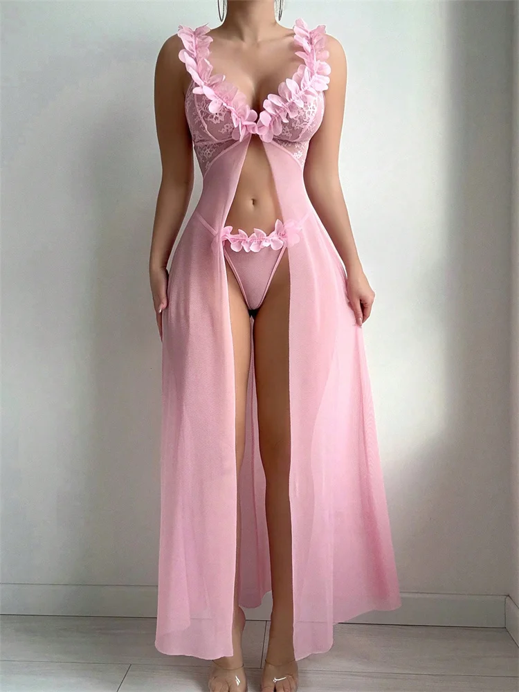 Camicia da Notte Rosa Floreale - Summer Clothing Offers recensione e prezzo