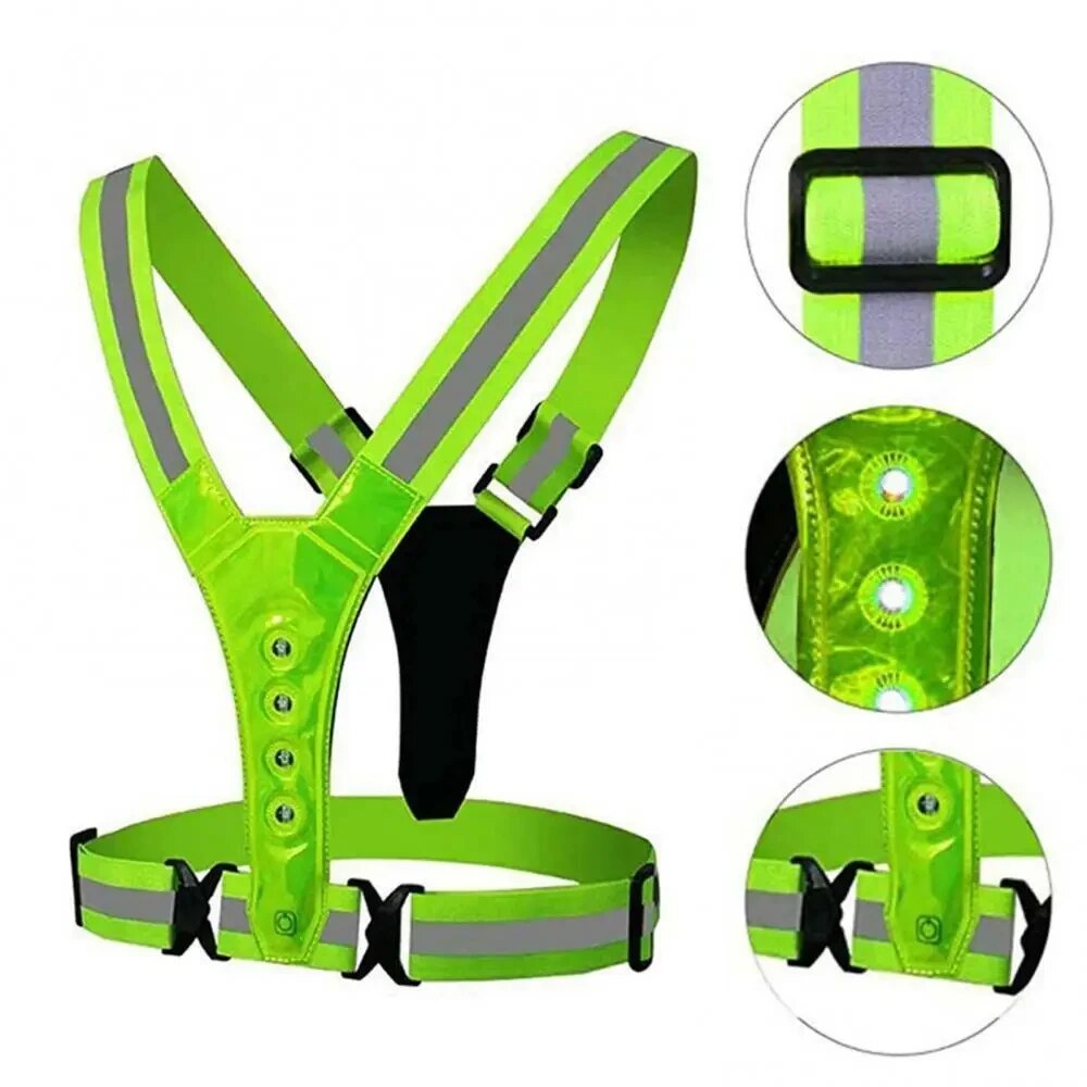 Gilet da corsa a LED Cinghie r - Summer Nights Clothing recensione e prezzo