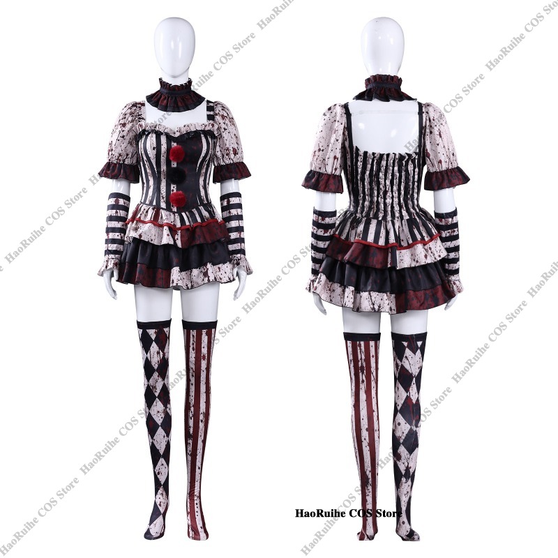 Nuovo Costume da Clown Terrifi - Romper Playsuit Women recensione e prezzo