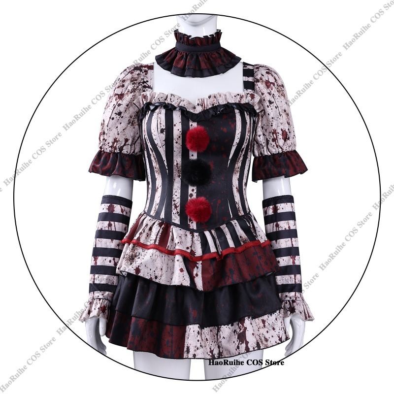 Nuovo Costume da Clown Terrifi - Romper Playsuit Women recensione e prezzo