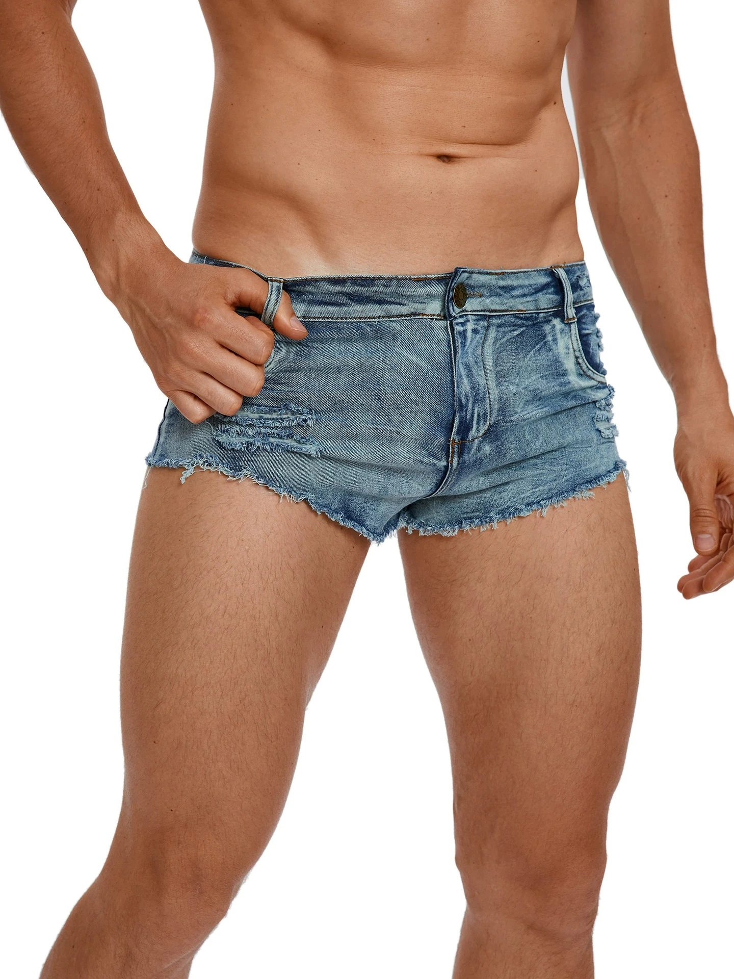 Pantaloncini Jeans da Uomo a V - Summer Clothing Vintage recensione e prezzo