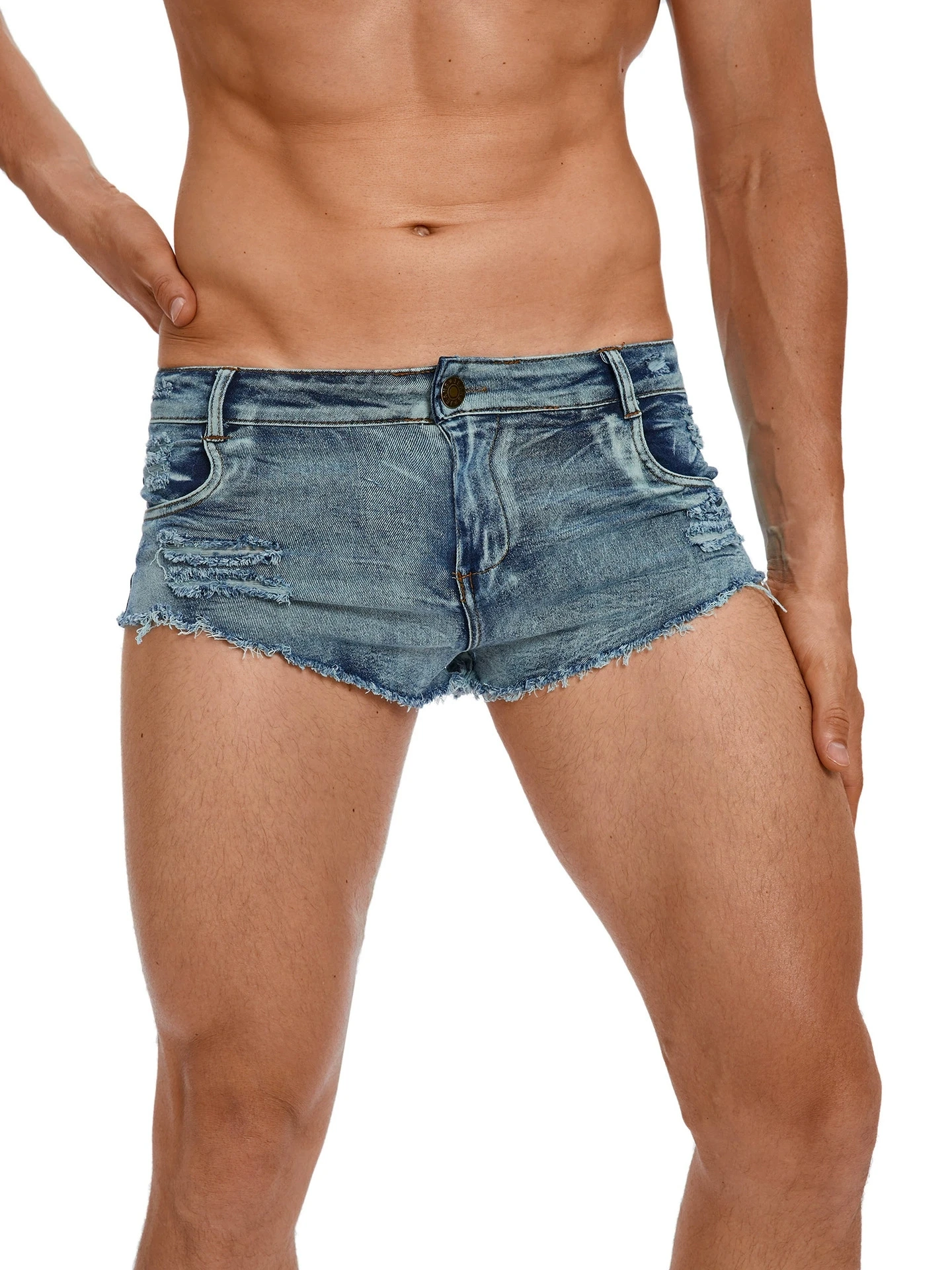 Pantaloncini Jeans da Uomo a V - Summer Clothing Vintage recensione e prezzo