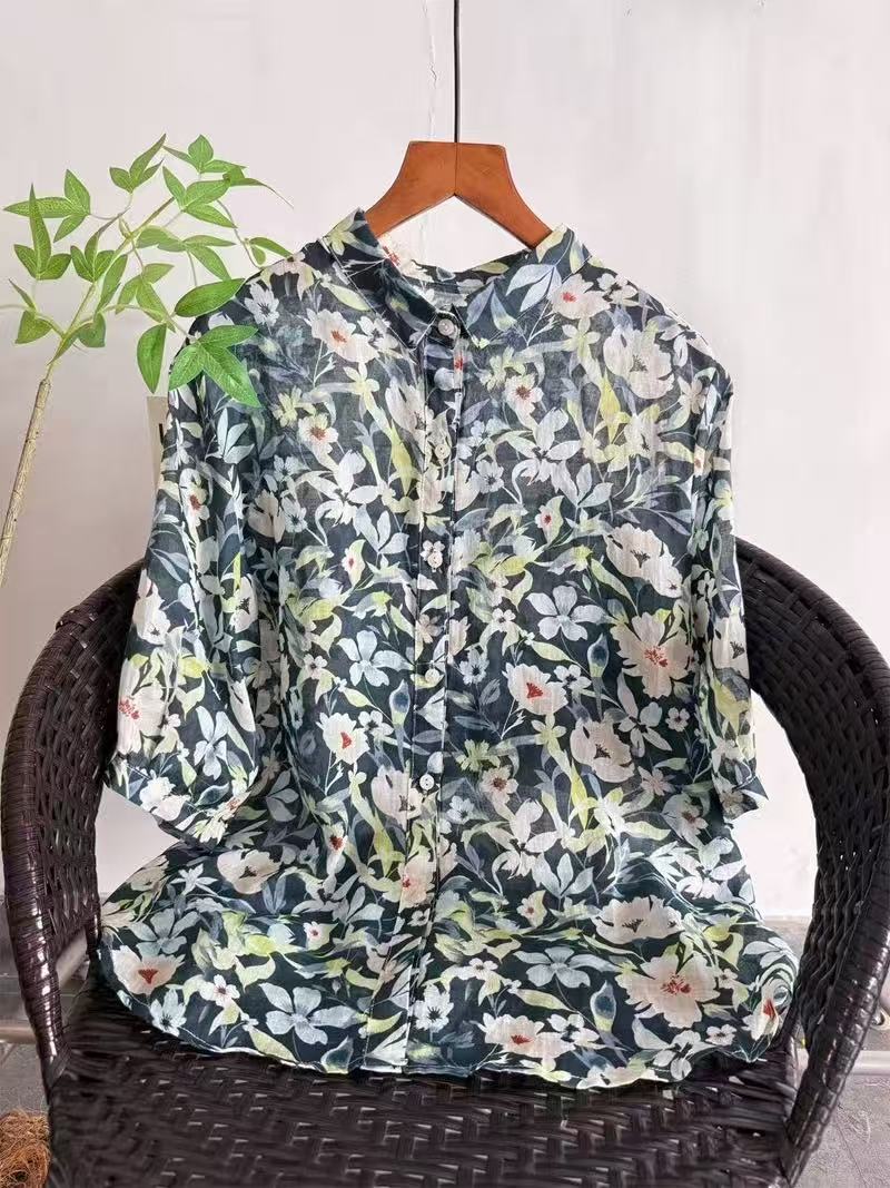 Camicia in Pura Rami da Donna  - Japan Summer Clothing Women recensione e prezzo