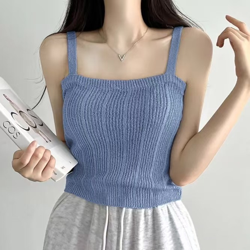 Top a canotta lavorato a magli - Summer Clothing Teens recensione e prezzo