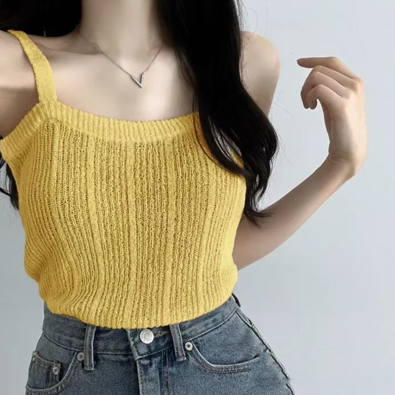 Top a canotta lavorato a magli - Summer Clothing Teens recensione e prezzo